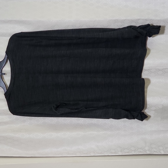 Muk Luks Rouched SleeveTop TL - Picture 4 of 14